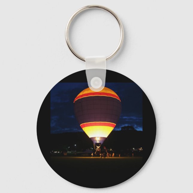 Glowing balloon, ufo keychain (Front)