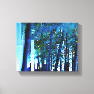 Glowing Bamboo in Tokyo, Japan Canvas Print