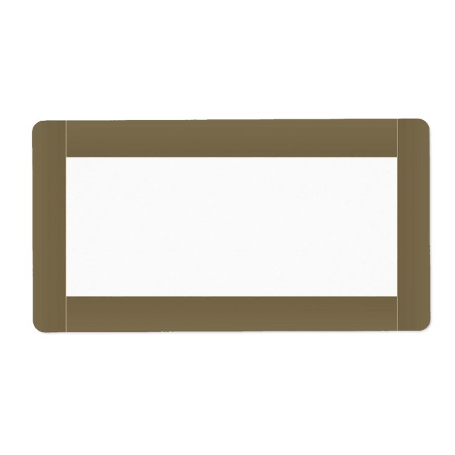 Glowing Basic Colour Border  Template (Front)