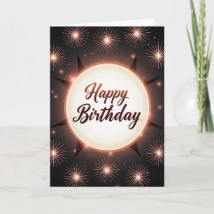 Glowing Birthday Card