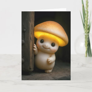 Glowing Birthday Mushroom Munchkin Card
