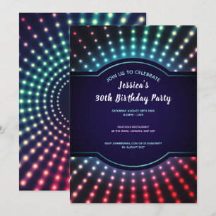Glowing Birthday Party Invitation