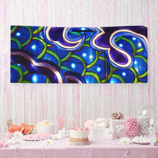 Glowing Blue Scales  Banner (Party)