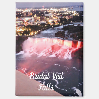 Glowing Bridal Veil Falls Magnet