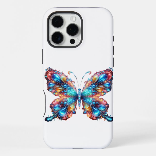 Glowing Butterfly iPhone Case (Back)