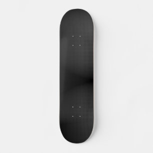 GLOWING CARBON BLACK GRAY DOTS DARK PATTERN SKATEBOARD