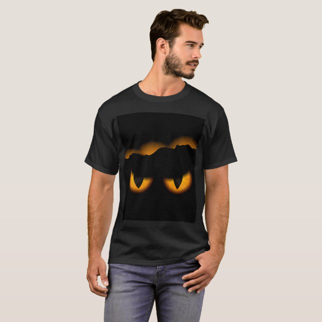 Glowing Cats Eyes T-Shirt (Front Full)