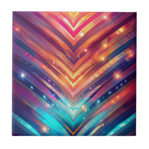 Glowing Chevron Number Two Tile