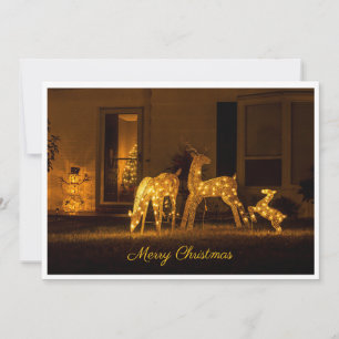 Glowing Christmas Holiday Card
