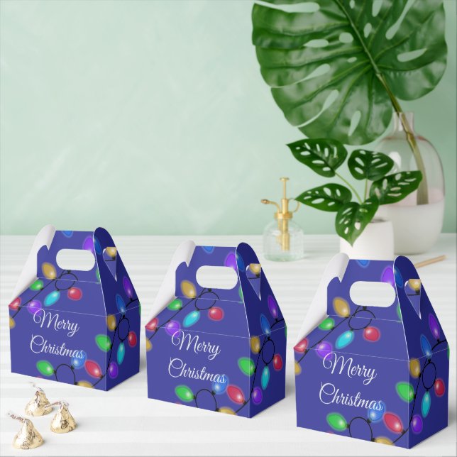 Glowing Christmas Lights  Favor Box (Multiple)