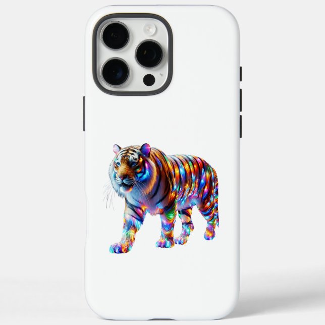 Glowing Colourful Tiger – Vibrant Glassy Art Case-Mate iPhone Case (Back)