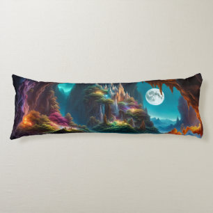 Glowing crystal Cave Body Pillow