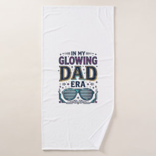 Glowing Dad Era Retro Neon Sunglasses Shirt_1 Bath Towel