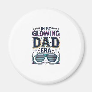 Glowing Dad Era Retro Neon Sunglasses Shirt_1 Magnet