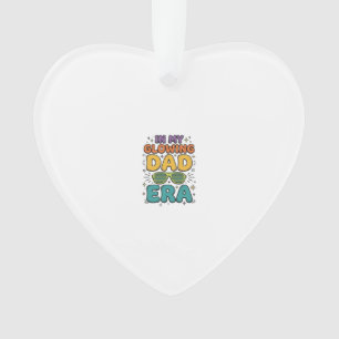 Glowing Dad Era Retro Sunglasses Dad Shirt Design_ Ornament