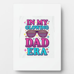 Glowing Dad Era Vintage Engraving Shirt Design_1 Plaque