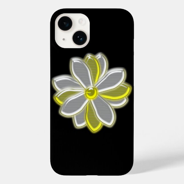 Glowing Daisy Flower Case-Mate iPhone Case (Back)