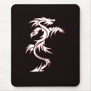 Glowing dragon mouse pad