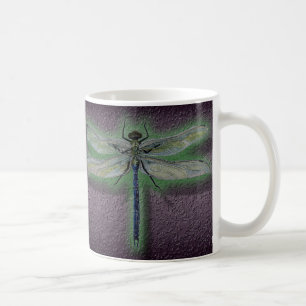 Glowing Dragonfly Coffee Cup Mug