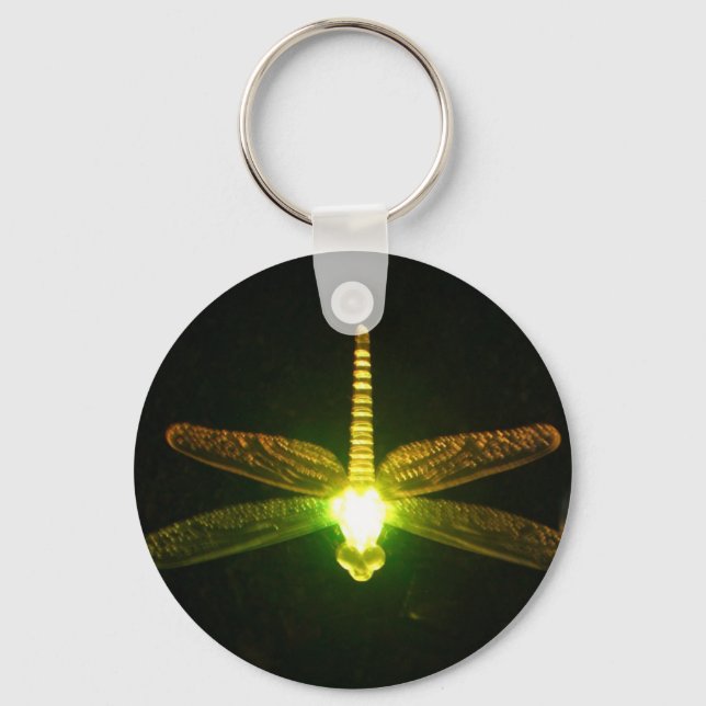 Glowing Dragonfly Keychain (Front)