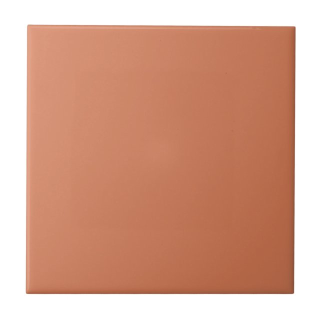 Glowing Ember Orange Square Kitchen and Bathroom Tile (Front)