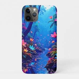 Glowing Ethereal Jungle Oasis Design iPhone 11 Pro Case