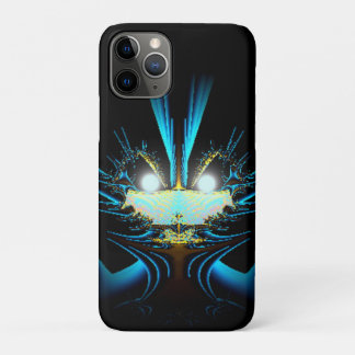 Glowing Eyes Luminous Blue Creature iPhone 11 Pro Case