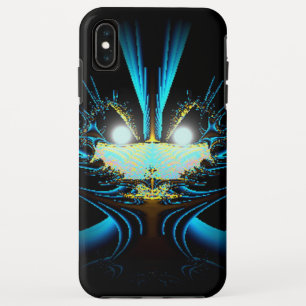 Glowing Eyes Luminous Blue Creature iPhone XS Max Case
