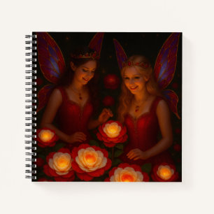 Glowing Fairies and Luminous Roses Art Journal