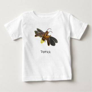 Glowing Firefly Lampyridae Personalized Baby T-Shirt