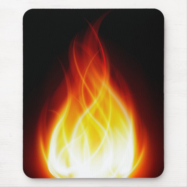 Glowing Flames Mousepad (Front)