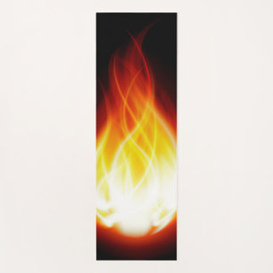Glowing Flames Yoga Mat