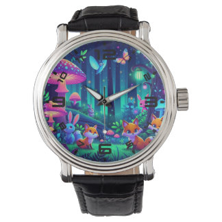 Glowing Forest Vintage Watch