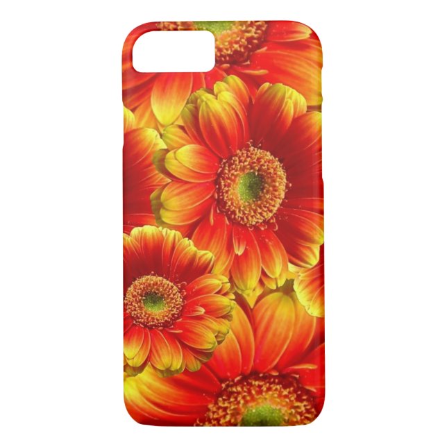 Glowing Gerbera Daisies Case-Mate iPhone Case (Back)