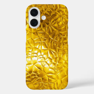 Glowing Gold Foil  iPhone 16 Case