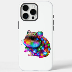 Glowing Hamster iPhone 16 Pro Max Case