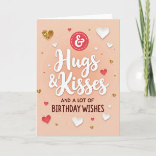 Glowing Heartfelt Birthday Card