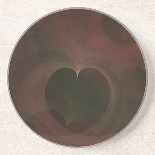 Glowing Hearts Coaster (Front)