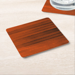 Glowing Hot Stuff Square Paper Coaster