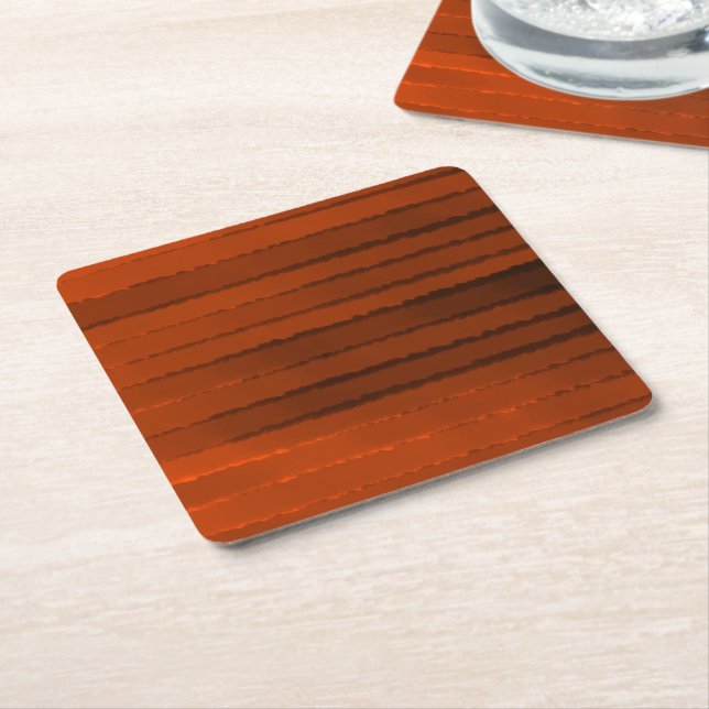 Glowing Hot Stuff  Square Paper Coaster (Angled)