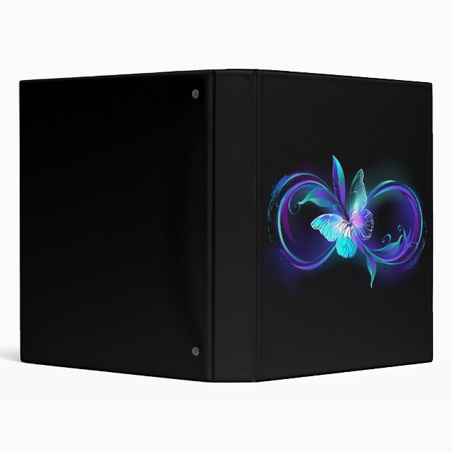 Glowing Infinity with Magic Butterfly Binder (Background)