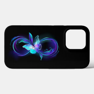 Glowing Infinity with Magic Butterfly iPhone 13 Pro Case
