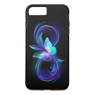 Glowing Infinity with Magic Butterfly Case-Mate iPhone Case