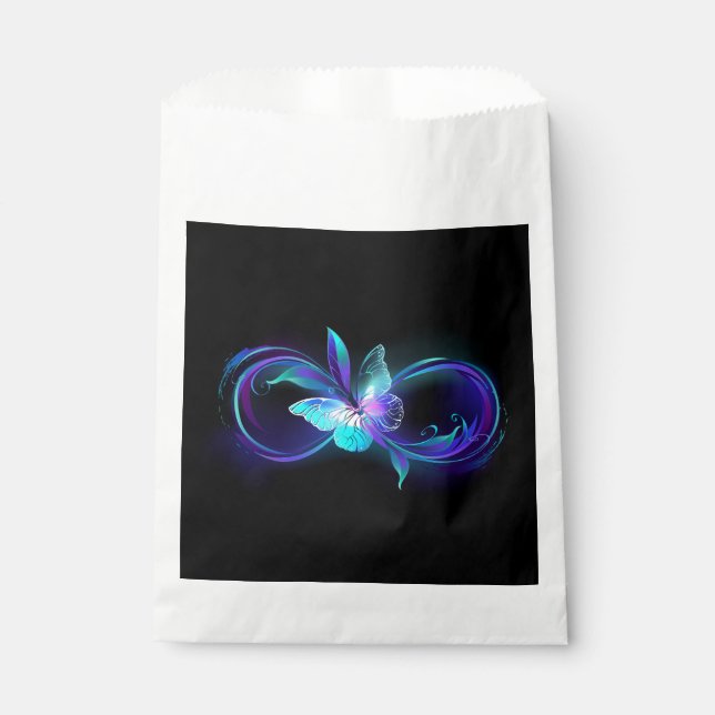 Glowing Infinity with Magic Butterfly Favour Bag (Front)
