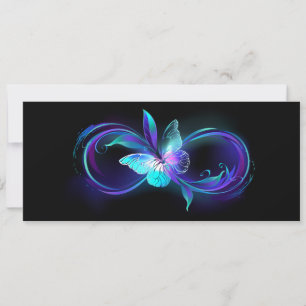 Glowing Infinity with Magic Butterfly Invitation