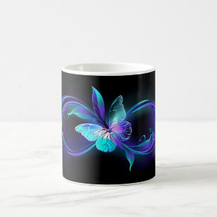 Glowing Infinity with Magic Butterfly Mug