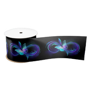 Glowing Infinity with Magic Butterfly Satin Ribbon
