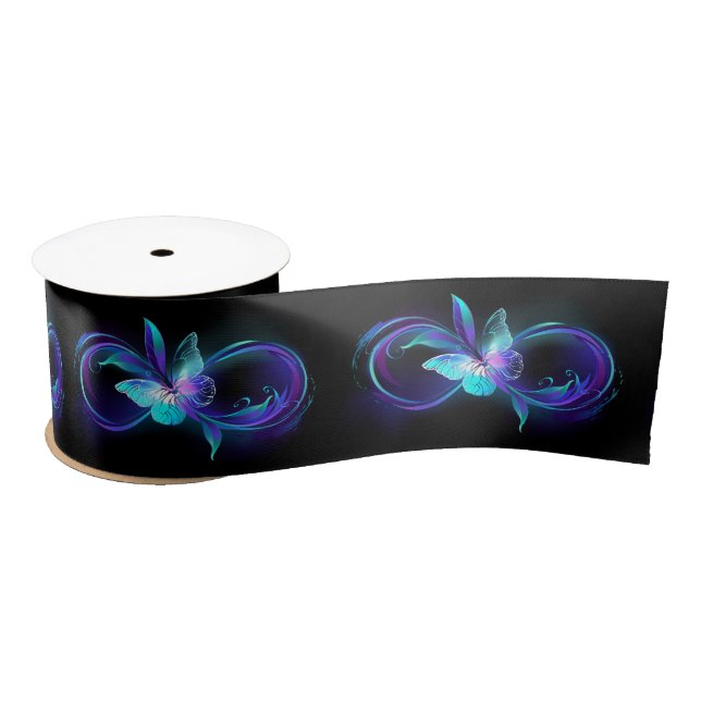 Glowing Infinity with Magic Butterfly Satin Ribbon (Spool)