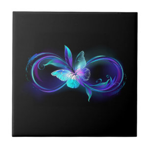 Glowing Infinity with Magic Butterfly Tile