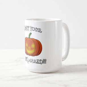 Glowing Jack-o'-Lantern - Light Your Nightmares Coffee Mug